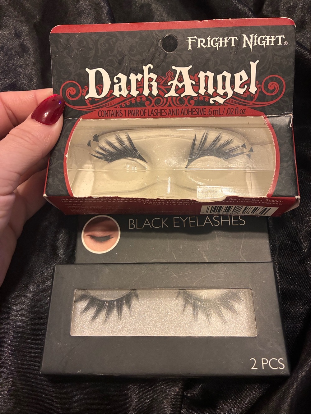 Dark Angel Black False Eyelashes - Dramatic Lash Set of 2